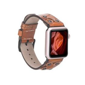 Plm Cross BT-RST2EF Taba 42-44-45 mm Apple Watch Uyumlu Deri Kordon