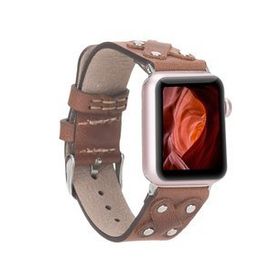 Plm Cross ST-TN02 Kahve 42-44-45 mm Apple Watch Uyumlu Deri Kordon