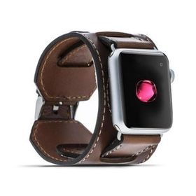 Plm Cuff Taba 38-40-41 mm Apple Watch Uyumlu Deri Kordon