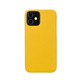Plm F360 FL12 Sarı Apple iPhone 12 mini Uyumlu Deri Arka Kapak