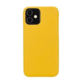 Plm F360 FL12 Sarı Apple iPhone 12 mini Uyumlu Deri Arka Kapak