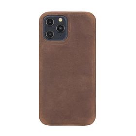 Plm F360 G2 Antik Kahve Apple iPhone 12 Pro Max Uyumlu Deri Arka Kapak