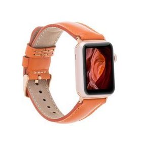 Plm F5 Taba 42-44-45 mm Apple Watch Uyumlu Deri Kordon