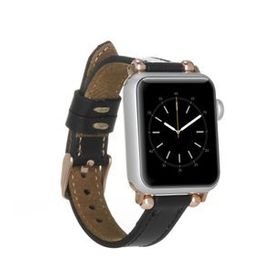 Plm Ferro RST1 Siyah 38-40-41 mm Apple Watch Uyumlu Deri Kordon