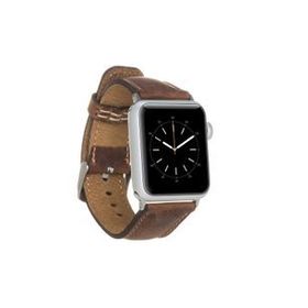 Plm G2 Kahverengi 42-44-45 mm Apple Watch Uyumlu Deri Kordon