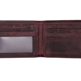 Plm G26 Pier Bordo Deri Erkek Cüzdanı