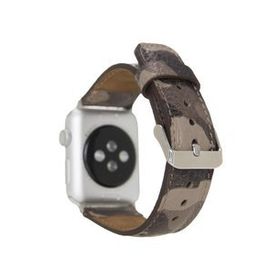 Plm Kamuflaj Bej 42-44-45 mm Apple Watch Uyumlu Deri Kordon