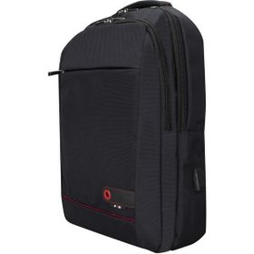 Plm Lucca-Usb 17 inç Siyah Notebook Sırt Çantası