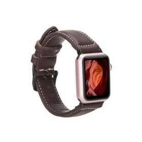 Plm NM1-AS3 Kahve 42-44-45 mm Apple Watch Uyumlu Deri Kordon