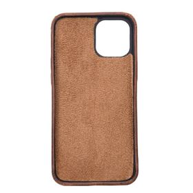 Plm Rock G2 Kahve Apple İphone 12 Pro Max Uyumlu Deri Arka Kapak