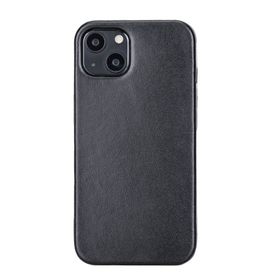 Plm Rock RST1 Siyah Apple iPhone 13 Mini Uyumlu Deri Arka Kapak