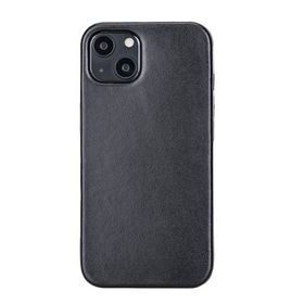 Plm Rock RST1 Siyah Apple iPhone 13 Mini Uyumlu Deri Arka Kapak