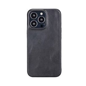 Plm Rock RST1 Siyah Apple iPhone 13 Pro Uyumlu Deri Arka Kapak