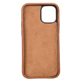 Plm Rock Rst2ef Taba Apple İphone 12 Mini Uyumlu Deri Arka Kapak