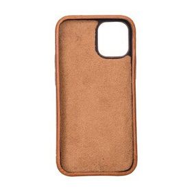 Plm Rock Rst2ef Taba Apple İphone 12 Mini Uyumlu Deri Arka Kapak