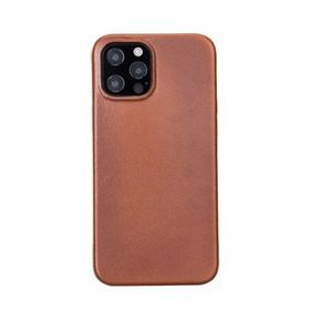 Plm Rock Rst2ef Taba Apple İphone 12 Pro Max Uyumlu Deri Arka Kapak