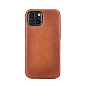 Plm Rock RST2EF Taba Apple iPhone 13 Uyumlu Deri Arka Kapak