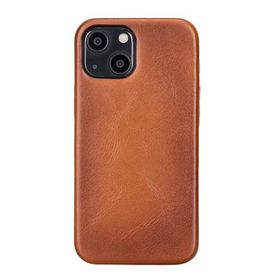 Plm Rock RST2EF Taba Apple iPhone 13 Uyumlu Deri Arka Kapak