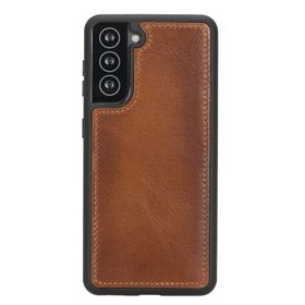 Plm RST2EF Samsung Galaxy S21 FE Uyumlu Taba Deri Cüzdanlı Kılıf