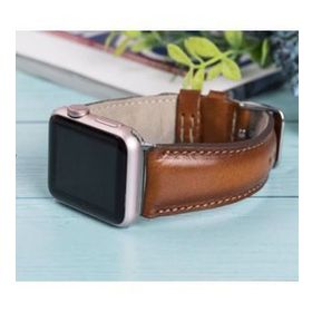 Plm RTST2EF Taba 38-40-41 mm Apple Watch Uyumlu Deri Kordon