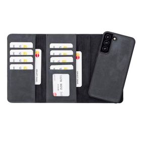 Plm Santa G1 Samsung Galaxy S22 Plus Uyumlu Deri Cüzdanlı Kılıf
