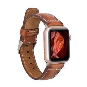 Plm Sen RST2EF Taba 38-40-41 mm Apple Watch Uyumlu Deri Kordon
