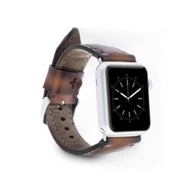 Plm SM26 Kahve 42-44-45 mm Apple Watch Uyumlu Deri Kordon