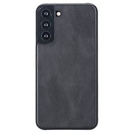 Plm UJ RST1 Siyah Samsung Galaxy S22 Plus Uyumlu Deri Arka Kapak