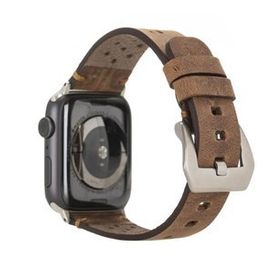 Plm Vigo G2 Kahve 42-44-45 mm Apple Watch Uyumlu Deri Kordon