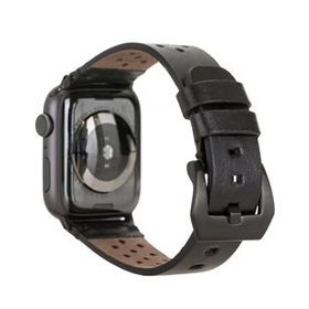 Plm Vigo RST1 Siyah 42-44-45 mm Apple Watch Uyumlu Deri Kordon