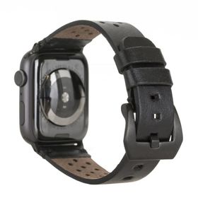 Plm Vigo RST1 Siyah 42-44-45 mm Apple Watch Uyumlu Deri Kordon