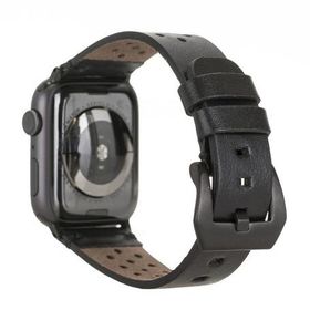 Plm Vigo RST1 Siyah 42-44-45 mm Apple Watch Uyumlu Deri Kordon