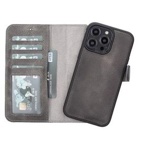 Plm VS4EF Apple iPhone 14 Pro Max Uyumlu Deri Cüzdanlı Kılıf
