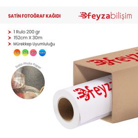 Plottersarf Microporous Pearl Waterprof 200 gr 152 cm 30 mt 1 Rulo Parlak Fotoğraf Kağıdı