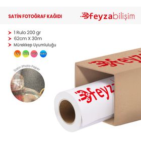 Plottersarf Microporous Pearl Waterprof 200 gr 62 cm 30 mt 1 Rulo Parlak Fotoğraf Kağıdı