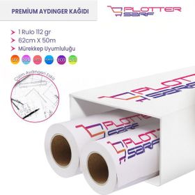 PlotterSarf Plankopya 92 gr Rulo 62 cm x 150 mt 2 Rulo Ozalit Aydınger Çizim Kağıdı