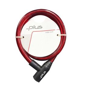 Plus Kırmızı 12x800 mm Anahtarlı Bisiklet Kilidi