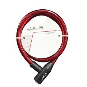 Plus Kırmızı 12x800 mm Anahtarlı Bisiklet Kilidi