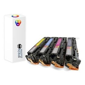 Plus Print HP Color Laserjet CP1510 125A-CB540A 4 Renk Muadil Toner