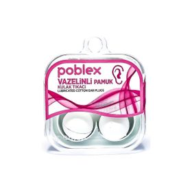 Poblex 2'li Vazelinli Pamuk Kulak Tıkacı