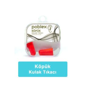 Poblex İpli Köpük Kulak Tıkacı