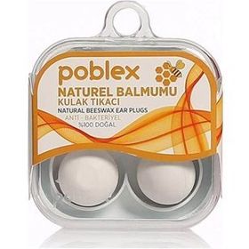 Poblex Naturel Balmumu 2'li Kulak Tıkacı