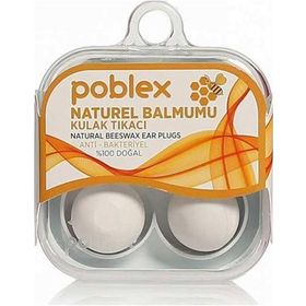 Poblex Naturel Balmumu 2'li Kulak Tıkacı