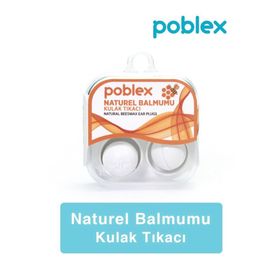 Poblex Naturel Balmumu 2'li Kulak Tıkacı