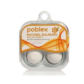 Poblex Naturel Balmumu 2'li Kulak Tıkacı