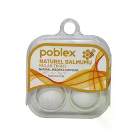 Poblex Naturel Balmumu 4'lü Kulak Tıkacı