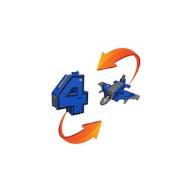 Pocket Morphers Dönüşebilen Numaralar No 4 Savaş Uçağı