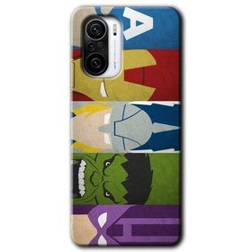 Poco F3 Avengers 1 Baskılı Uyumlu Silikon Kılıf