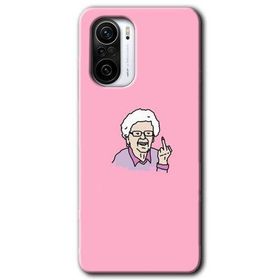 Poco F3 Bad Grandmother Baskılı Uyumlu Silikon Kılıf