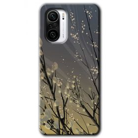 Poco F3 Branches Flowers Baskılı Uyumlu Silikon Kılıf